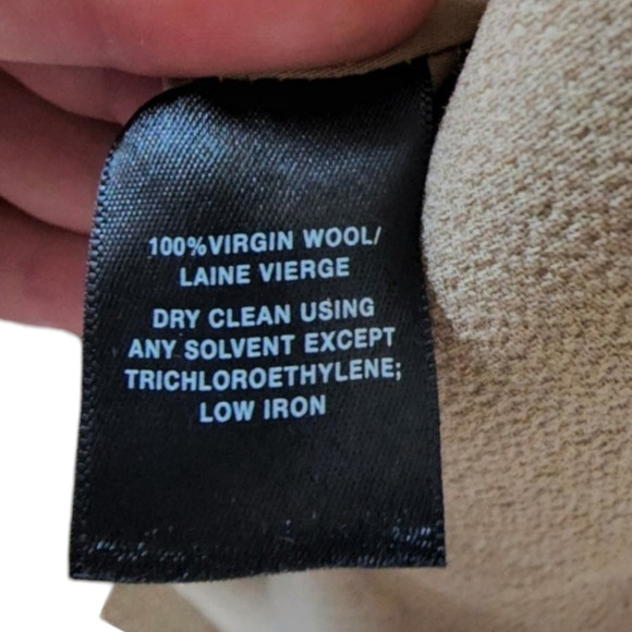 Lafayette 148 wool blazer tan size 8 - Picture 6 of 8